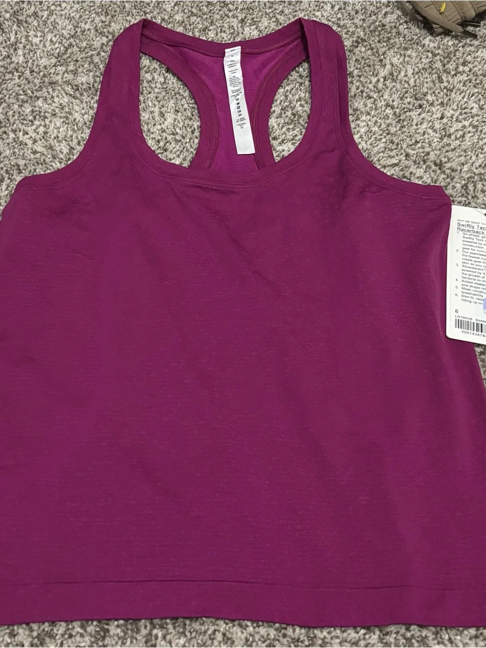 Lululemon Women’s Racerback Tank Top - Berry
